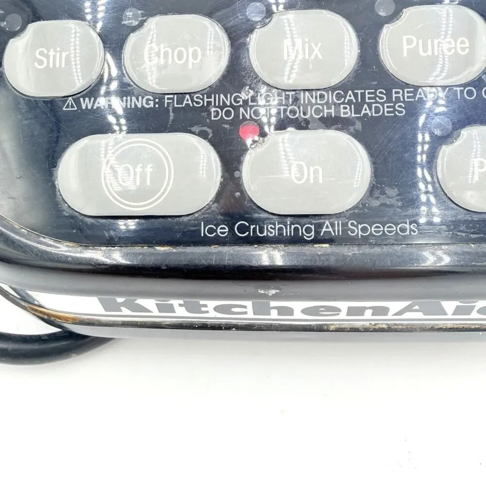 KitchenAid KSB5083 Black Blender Glass Jar Ice Crushing All Speeds Tested Works